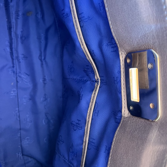 Cole Haan Leather Satchel Handbag with Handles and Shoulder Strap - Picture 10 of 14